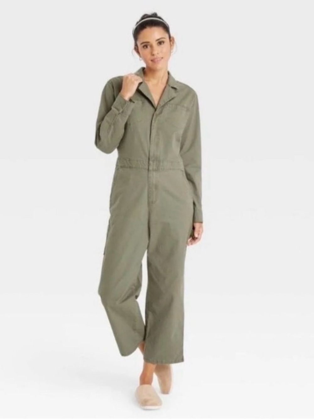 Universal Thread utility jumpsuit in olive green Size 0 (j5)